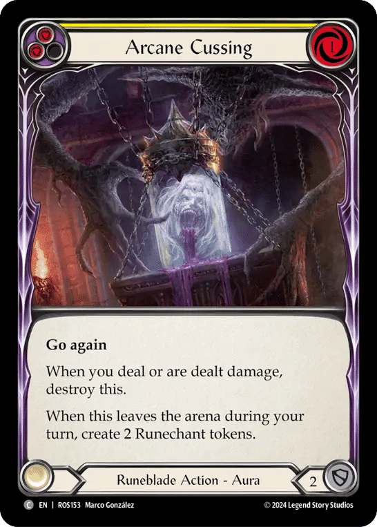 Arcane Cussing (Yellow) — Rosetta — Flesh and Blood
