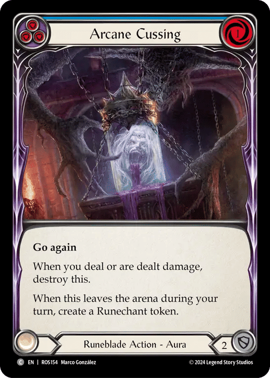Arcane Cussing (Blue) — Rosetta — Flesh and Blood