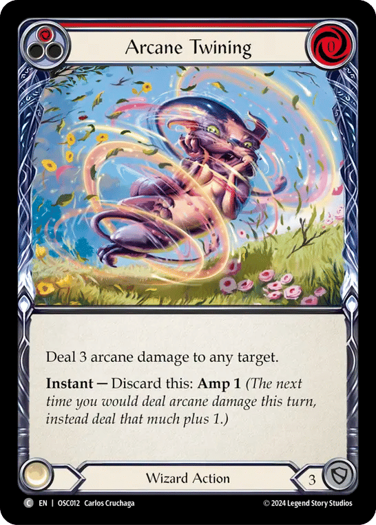 Arcane Twining (Red) — Rosetta Blitz Deck - Oscilio — Flesh and Blood