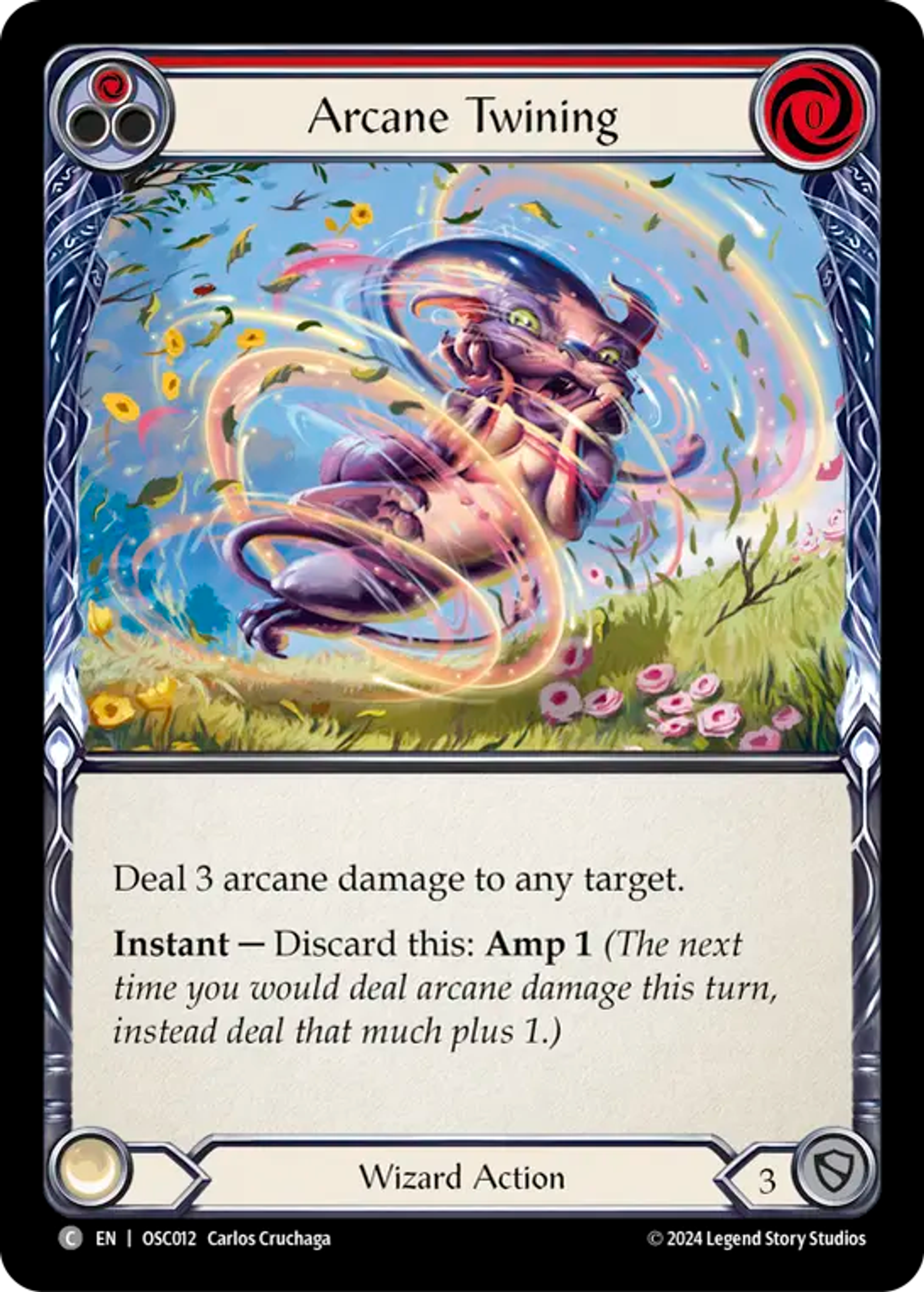 Arcane Twining (Red) — Rosetta Blitz Deck - Oscilio — Flesh and Blood