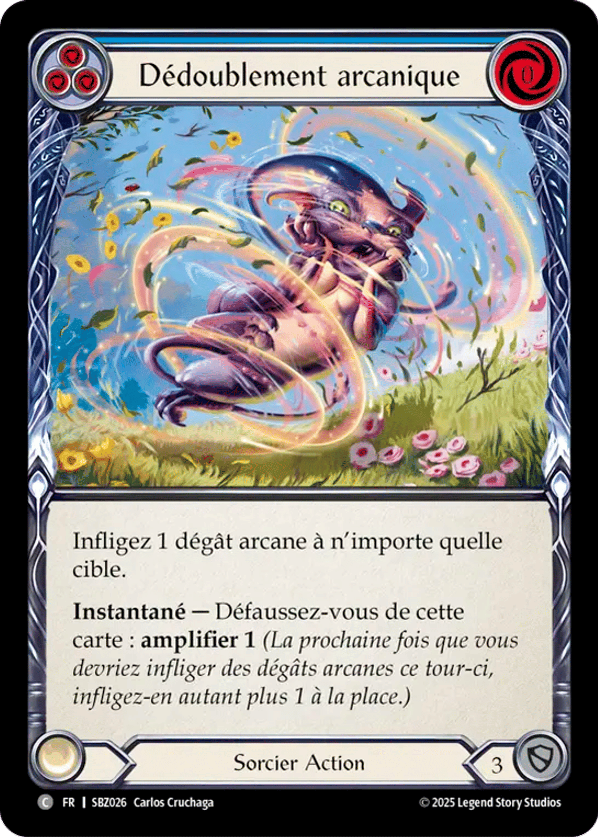 Dédoublement arcanique from Silver Age Chapter 3 - Blaze, Firemind - Flesh and Blood