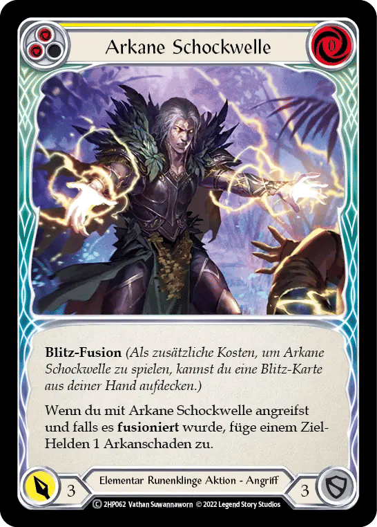 Arcanic Shockwave (Yellow) — History Pack 2 - Black Label — Flesh and Blood