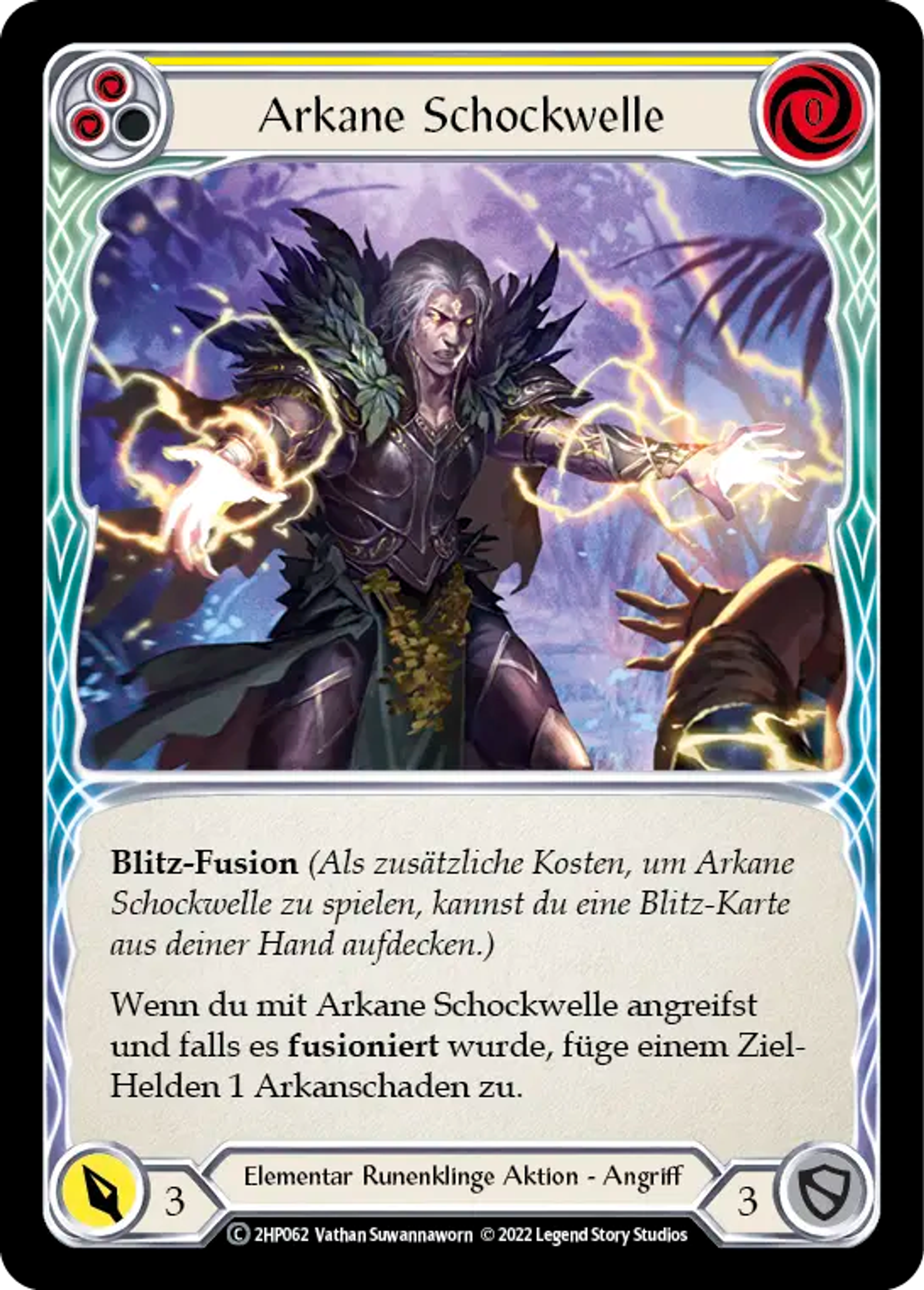 Arcanic Shockwave (Yellow) — History Pack 2 - Black Label — Flesh and Blood