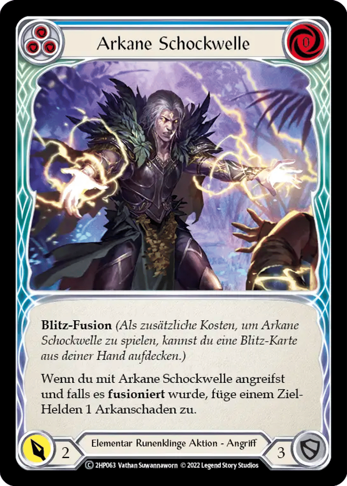 Arcanic Shockwave (Blue) from History Pack 2 - Black Label - Flesh and Blood