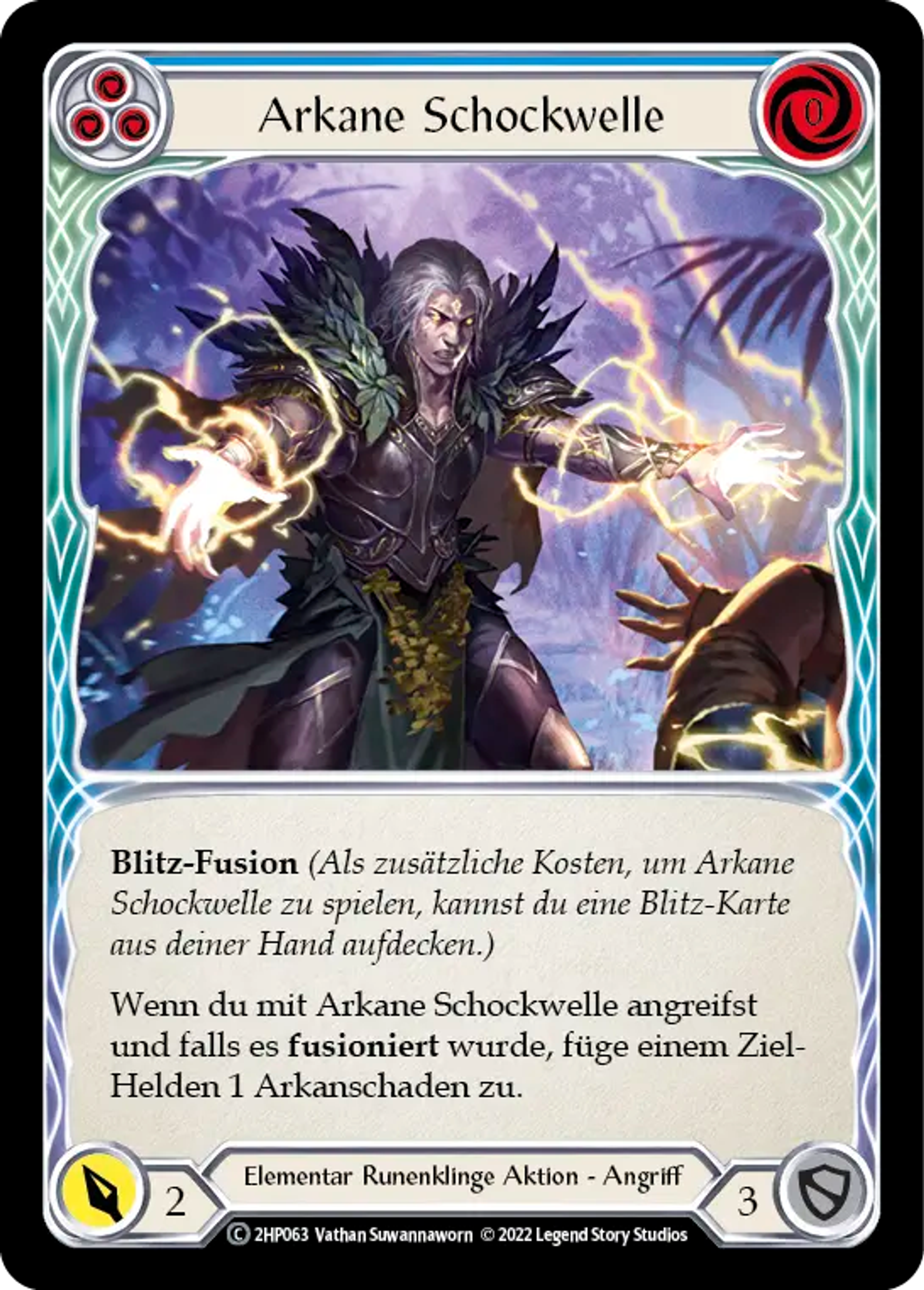 Arcanic Shockwave (Blue) — History Pack 2 - Black Label — Flesh and Blood