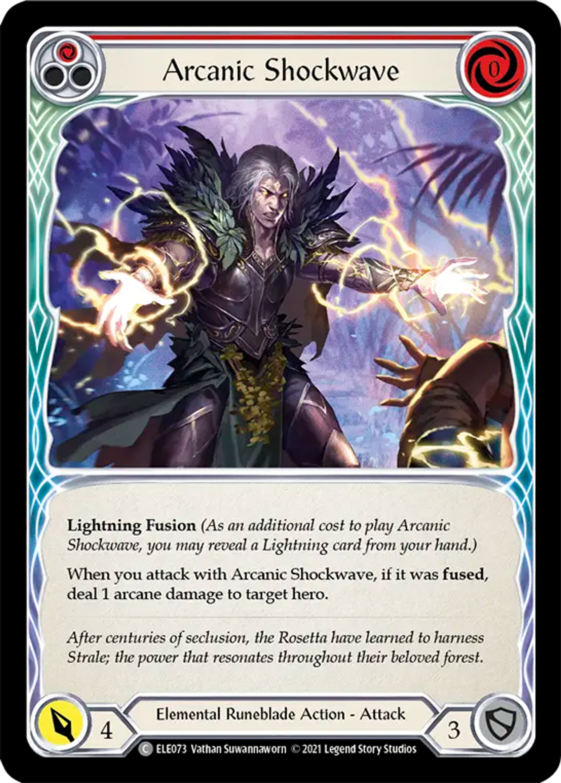 Arcanic Shockwave (Red) — Tales of Aria — Flesh and Blood