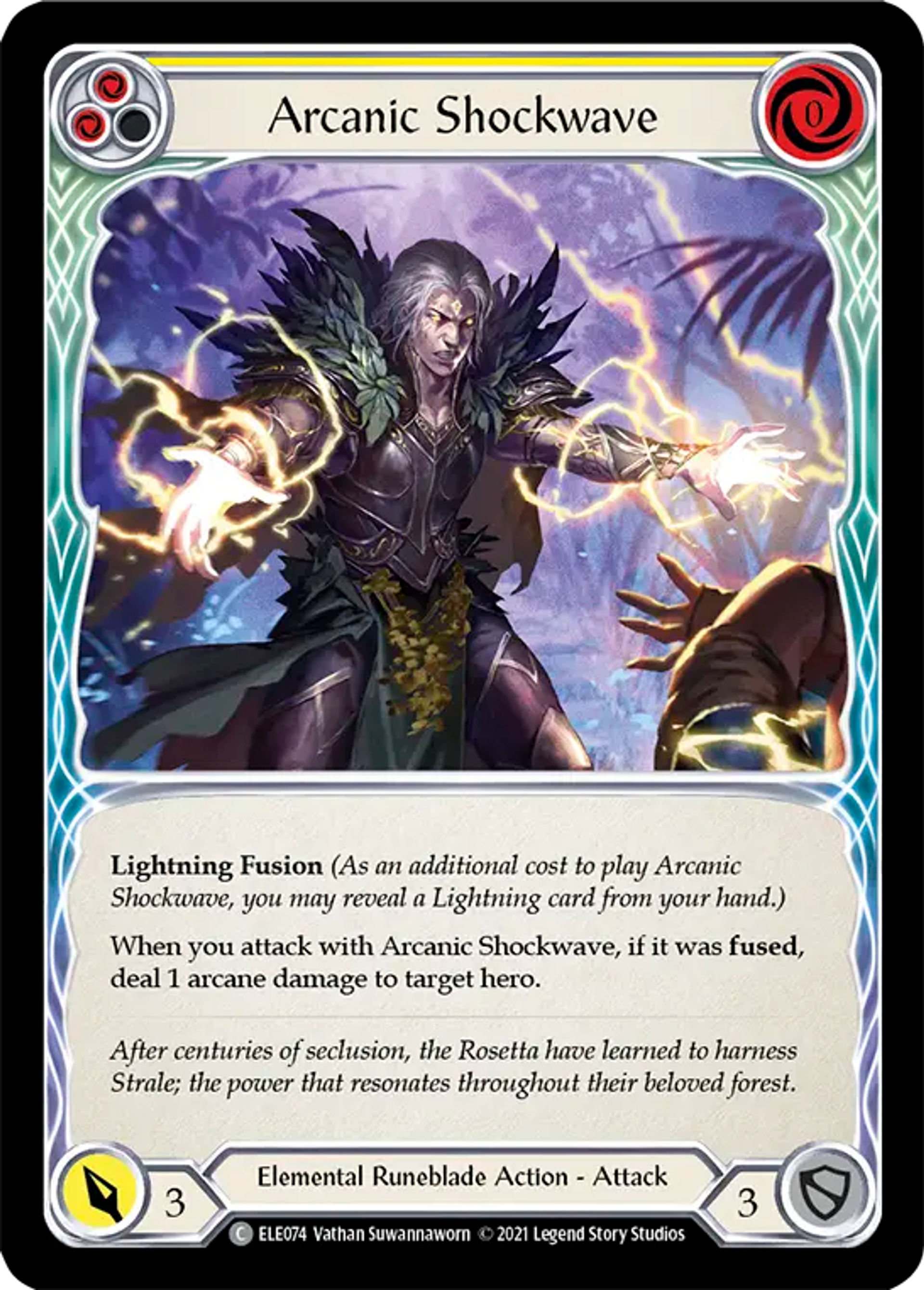 Arcanic Shockwave (Yellow) — Tales of Aria — Flesh and Blood