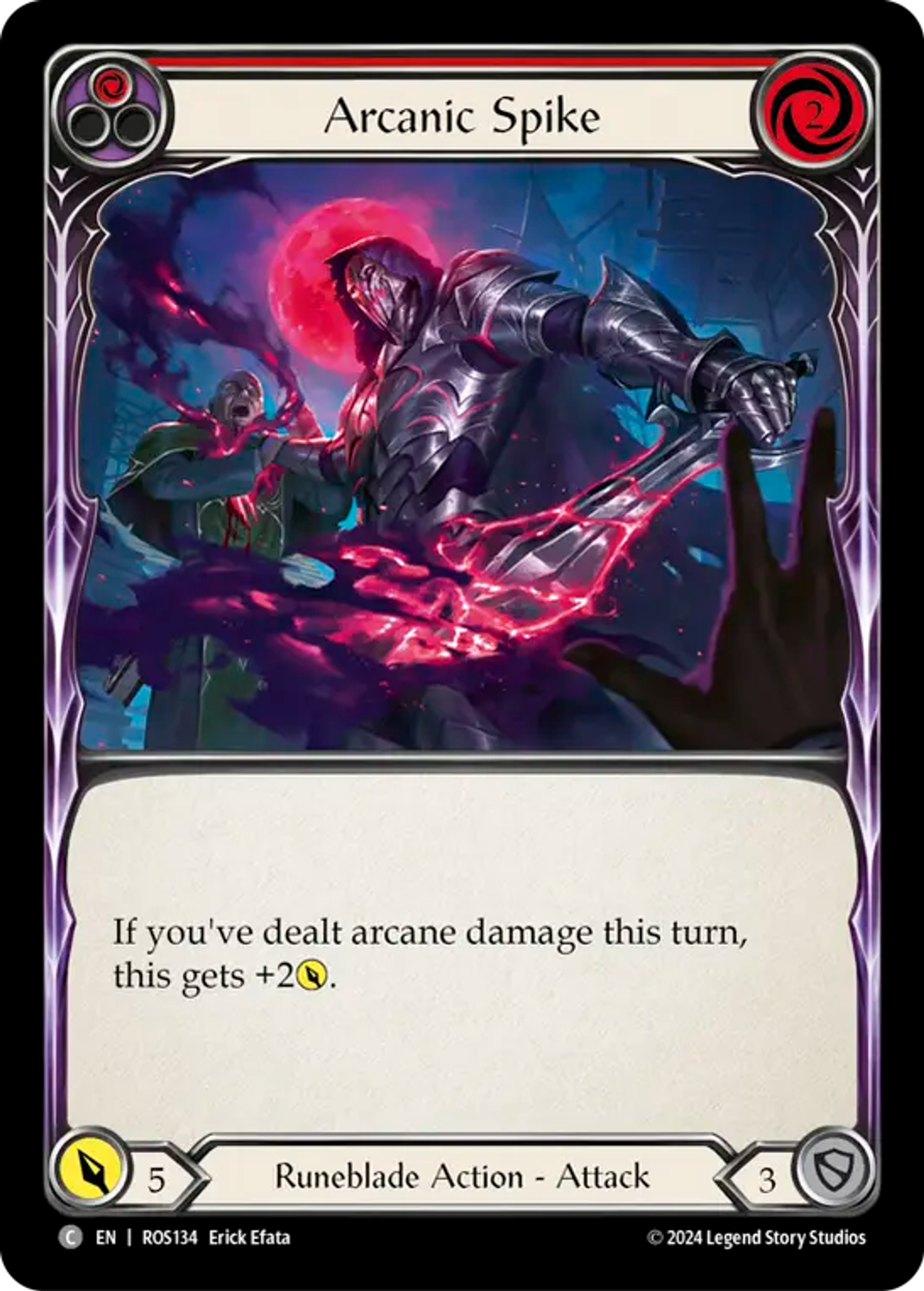 Arcanic Spike (Red) — Rosetta — Flesh and Blood