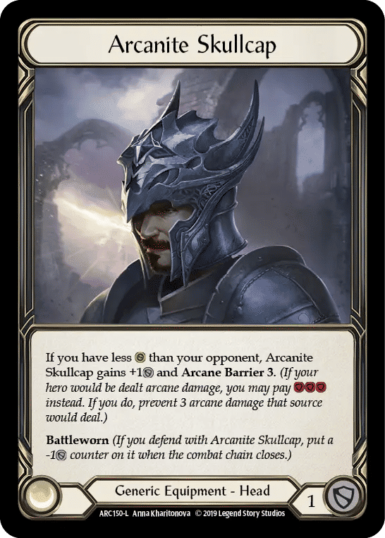 Arcanite Skullcap — Arcane Rising — Flesh and Blood