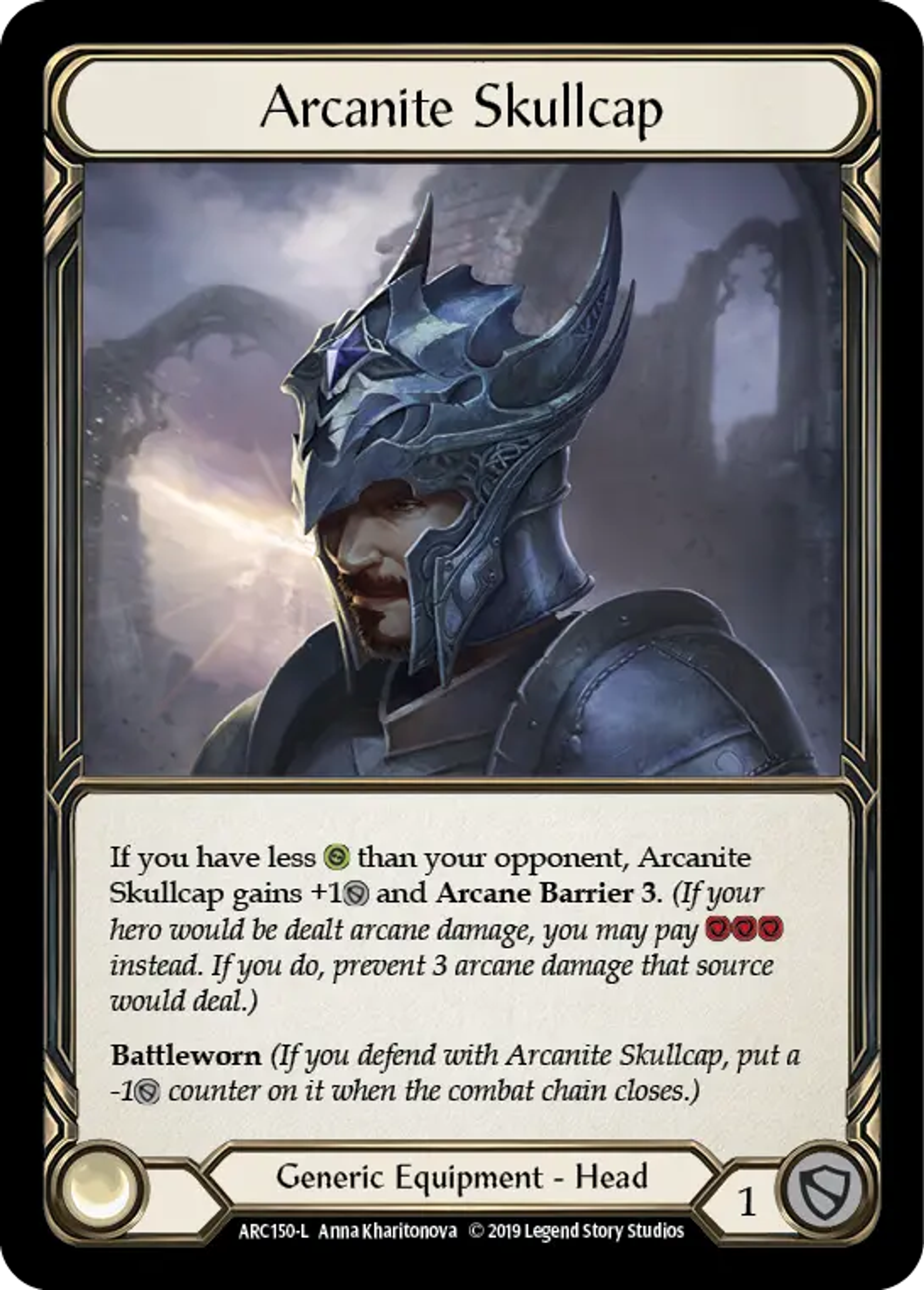 Arcanite Skullcap — Arcane Rising — Flesh and Blood