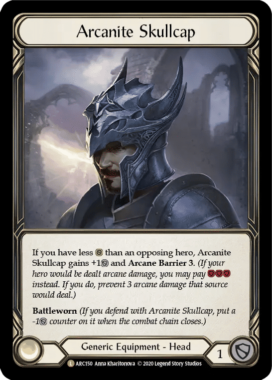 Arcanite Skullcap — Arcane Rising - Unlimited — Flesh and Blood