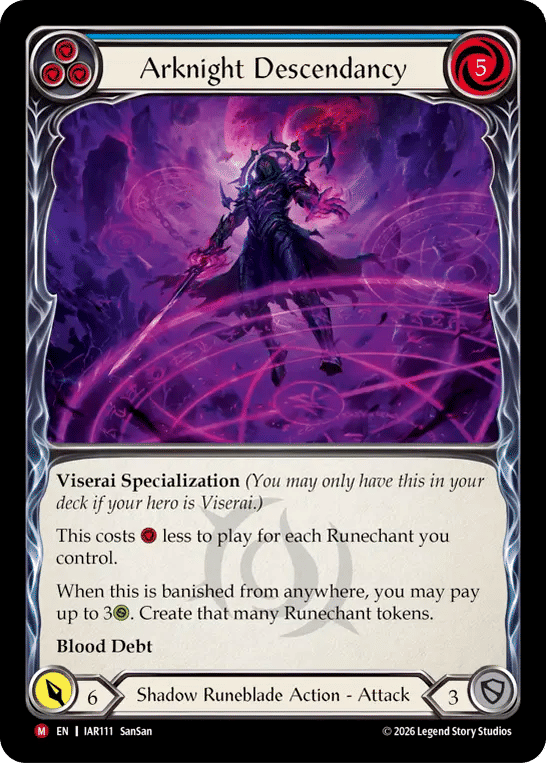 Arknight Descendancy — Usurp the Shadow Throne — Flesh and Blood