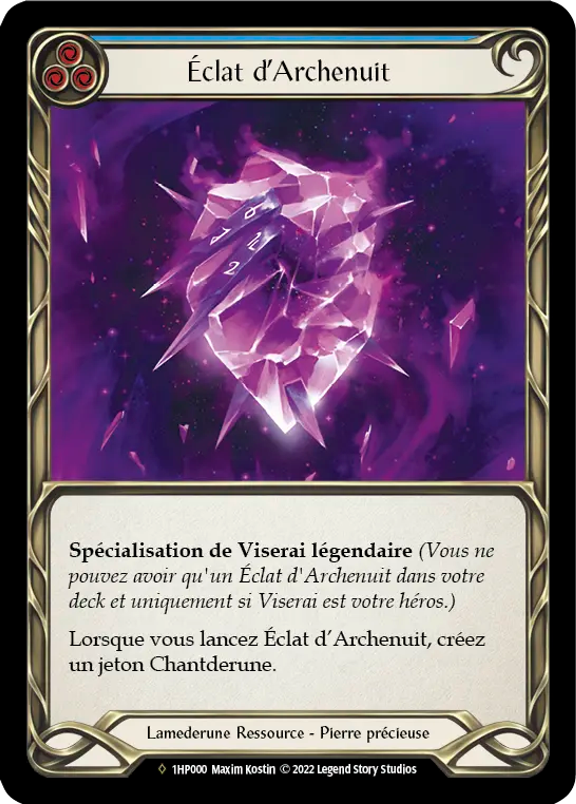 Éclat d'Archenuit — History Pack 1 - Black Label — Flesh and Blood