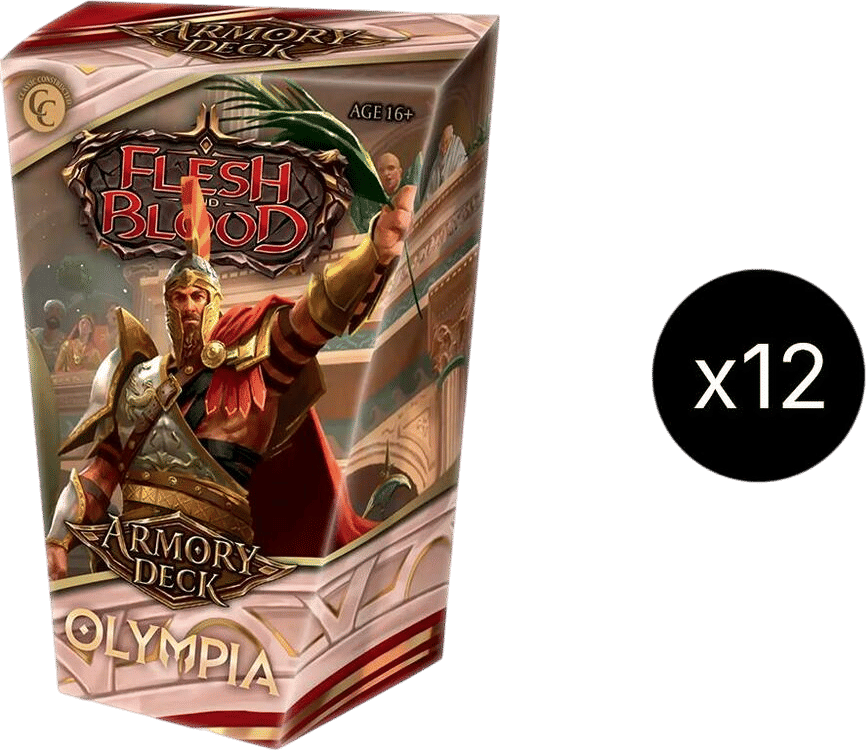 Armory Deck Case - Olympia, Prized Fighter — Armory Deck - Olympia, Prized Fighter — Flesh and Blood