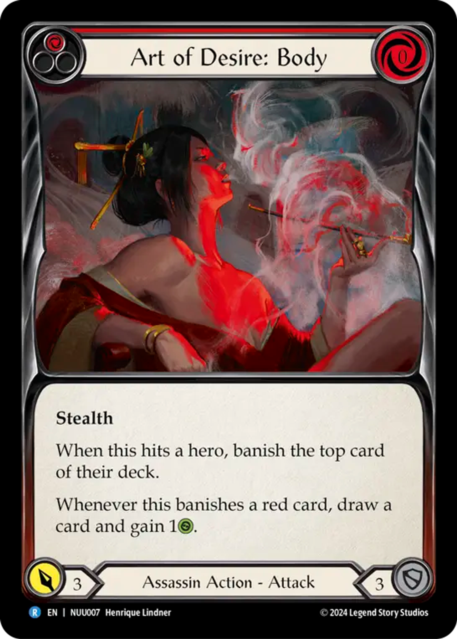 Art of Desire: Body (Red) — Nuu - Blitz Deck — Flesh and Blood