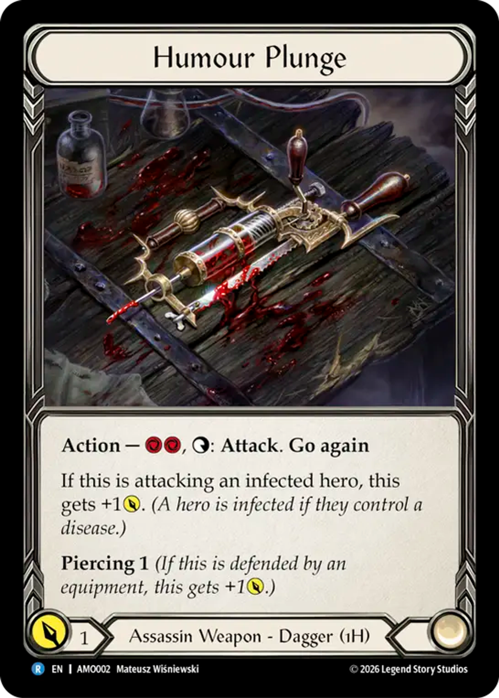 Assassin Weapon - Dagger (1H) — Armory Deck - Dr. Mortimer, Blight of the Pits — Flesh and Blood