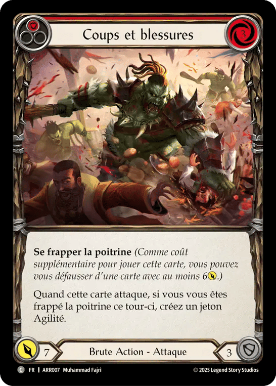 Coups et blessures — Armory Deck - Rhinar, Reckless Rampage — Flesh and Blood