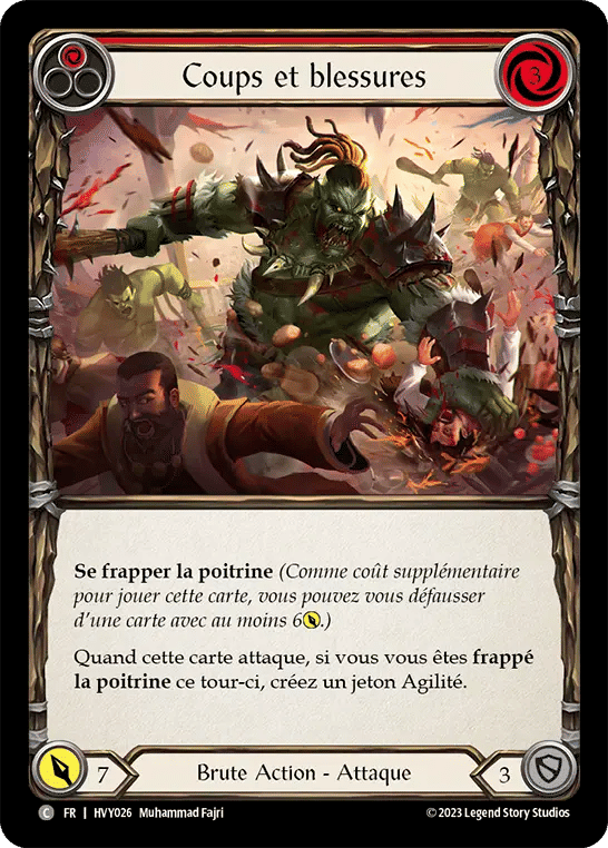 Coups et blessures — Heavy Hitters — Flesh and Blood