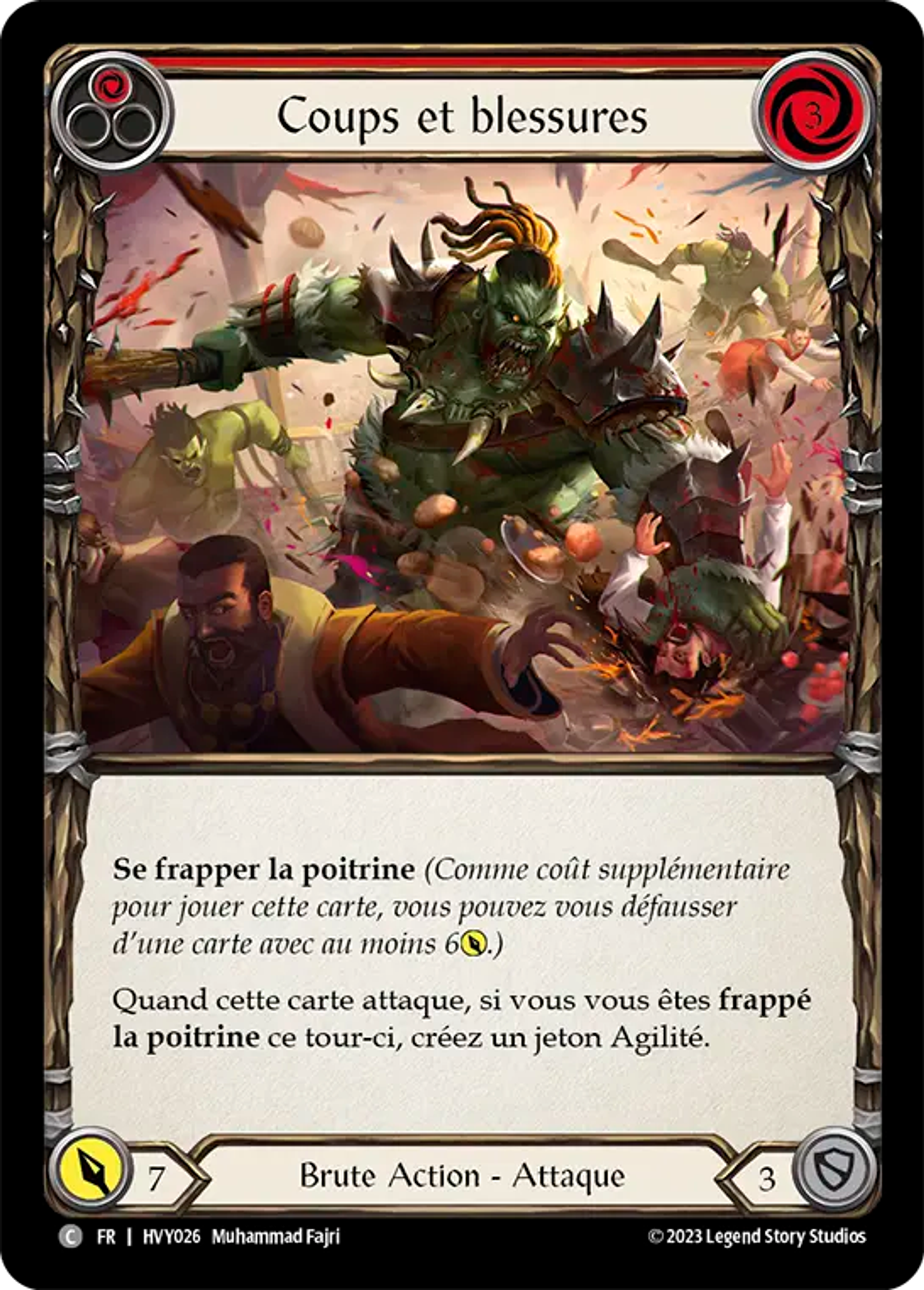 Coups et blessures — Heavy Hitters — Flesh and Blood