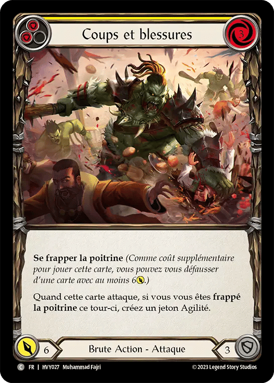 Coups et blessures — Heavy Hitters — Flesh and Blood
