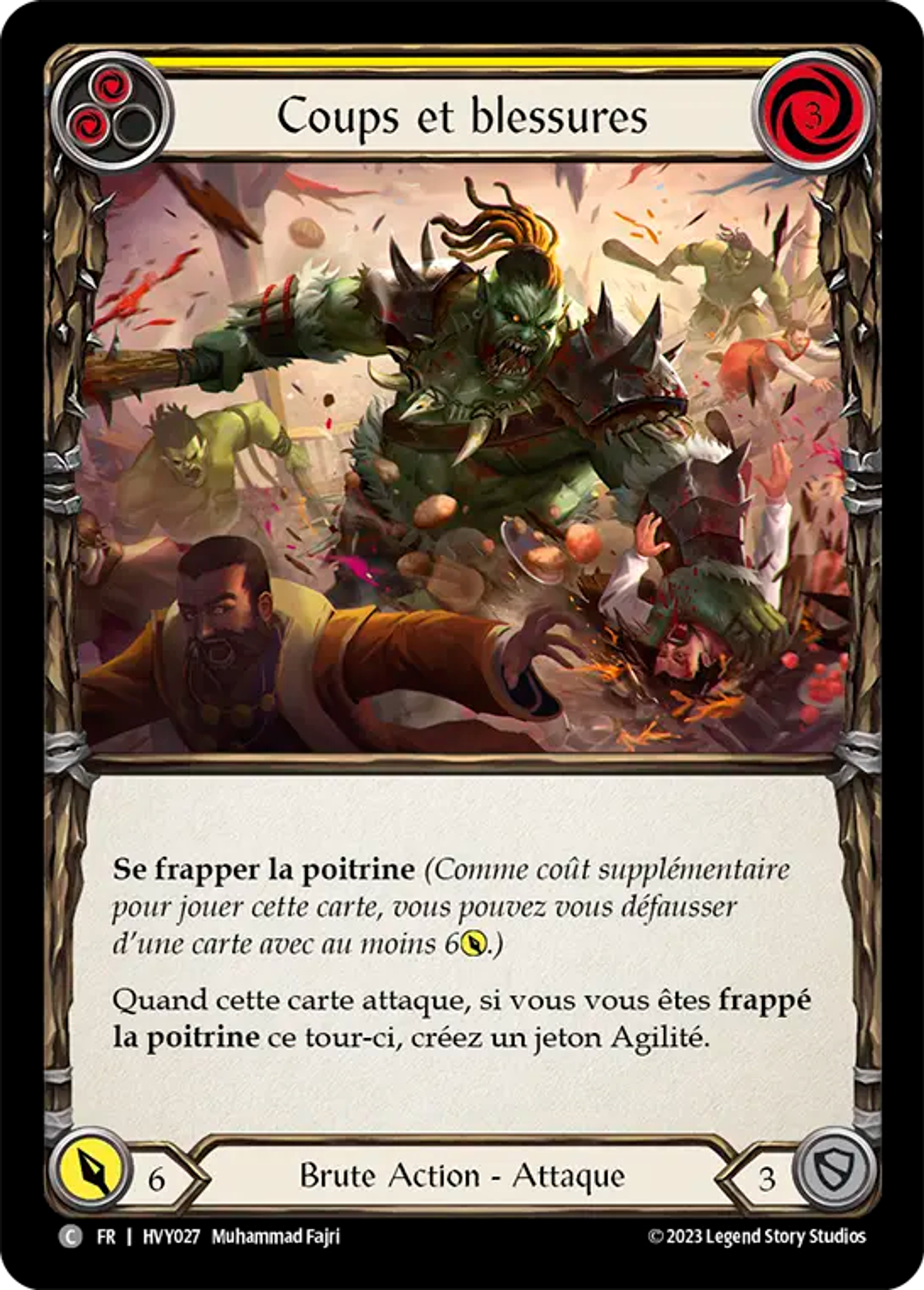 Coups et blessures — Heavy Hitters — Flesh and Blood