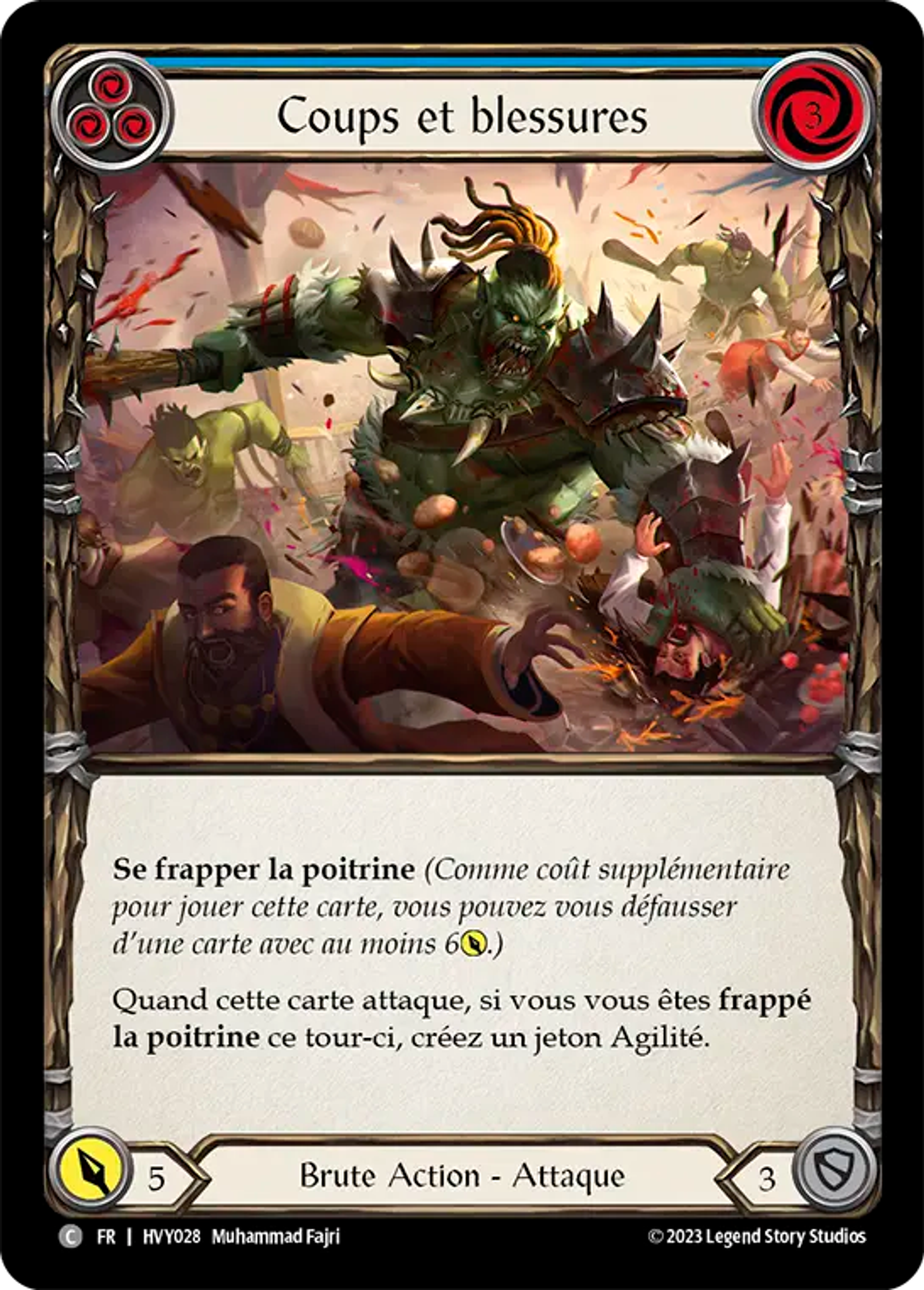 Coups et blessures — Heavy Hitters — Flesh and Blood