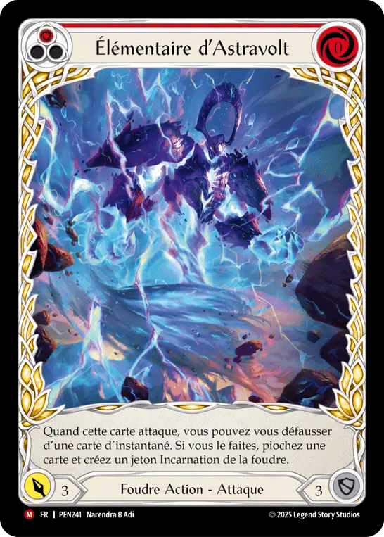Élémentaire d’Astravolt — Compendium of Rathe — Flesh and Blood