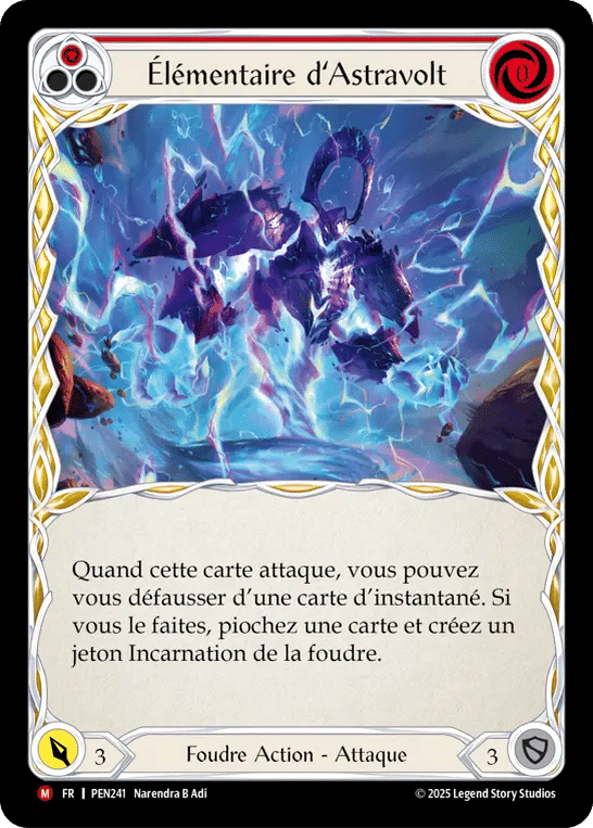 Élémentaire d’Astravolt — Compendium of Rathe — Flesh and Blood
