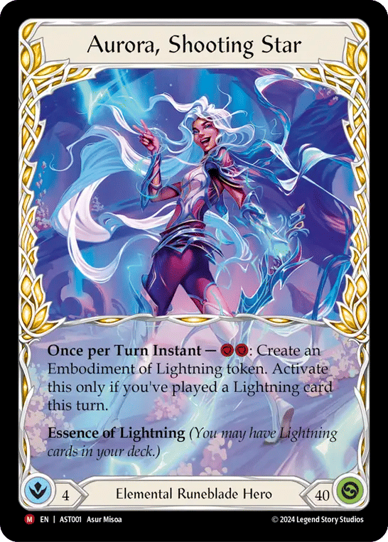 Aurora, Shooting Star — Armory Deck - Aurora, Shooting Star — Flesh and Blood
