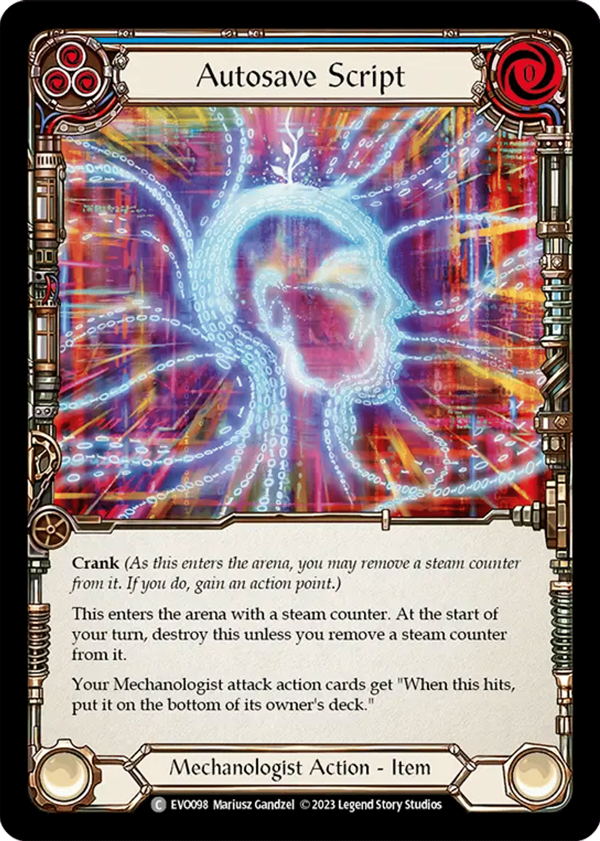 Autosave Script (Blue) from Bright Lights - Flesh and Blood