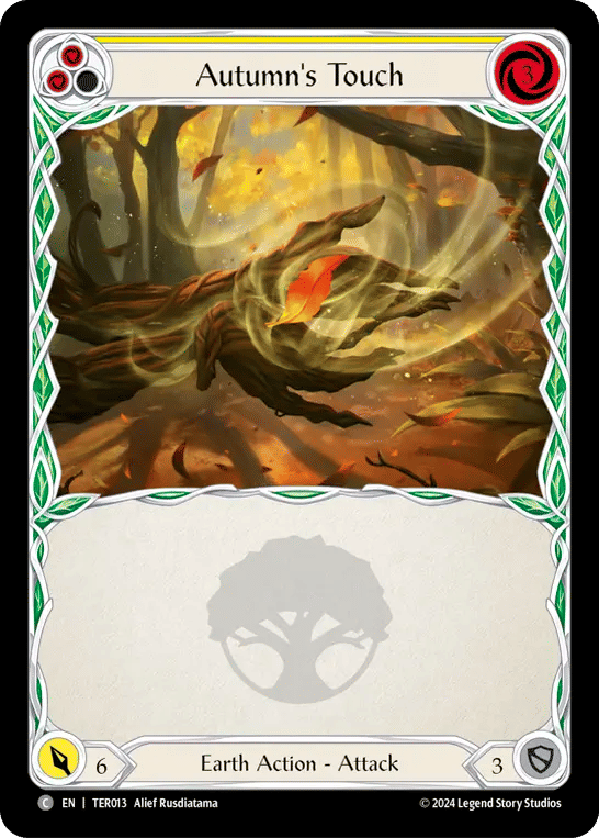 Autumn's Touch (Yellow) — 1st Strike - Terra — Flesh and Blood