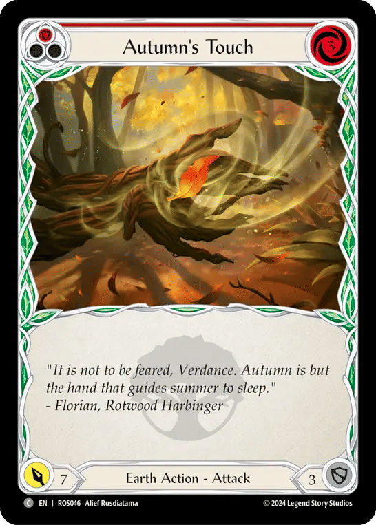 Autumn's Touch (Red) — Rosetta — Flesh and Blood