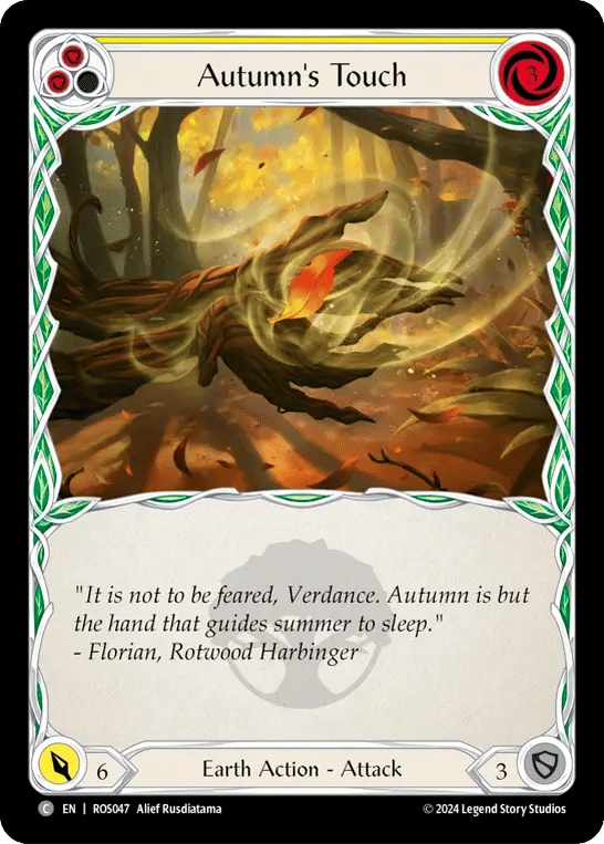 Autumn's Touch (Yellow) — Rosetta — Flesh and Blood