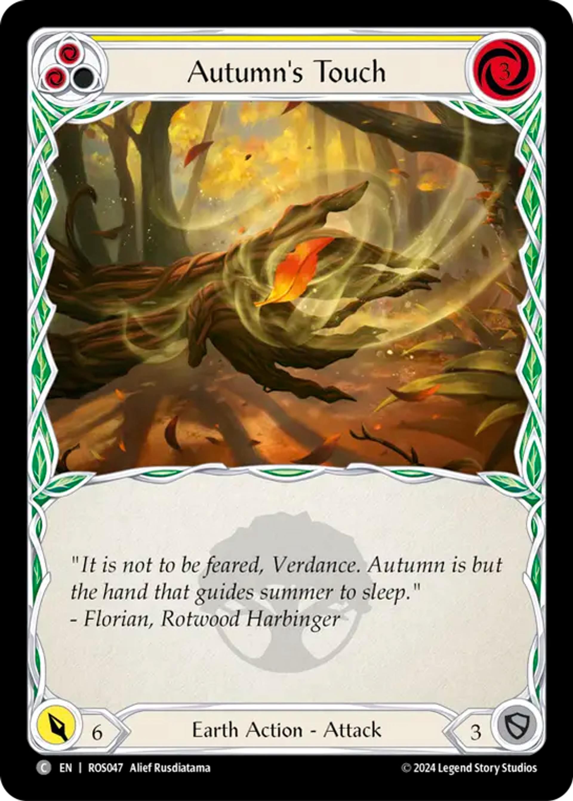 Autumn's Touch (Yellow) — Rosetta — Flesh and Blood