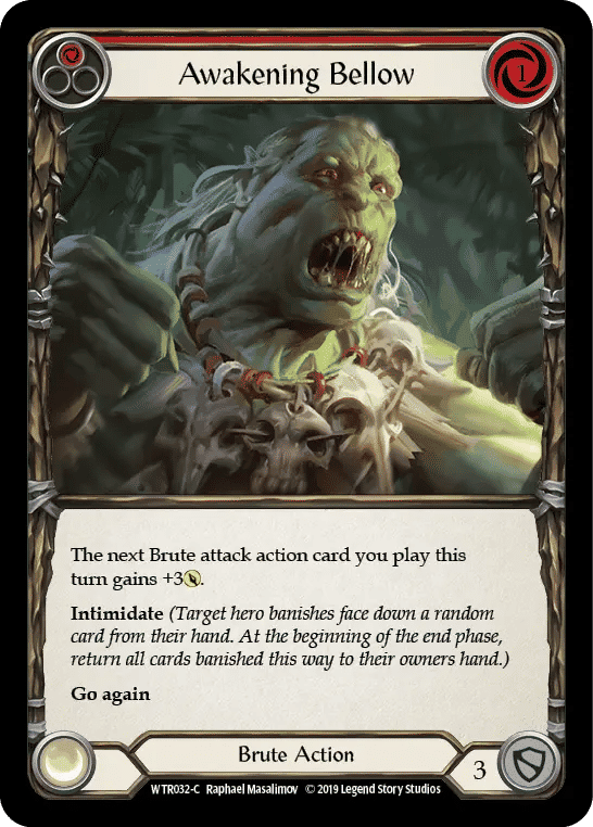 Awakening Bellow (Red) — Welcome to Rathe — Flesh and Blood