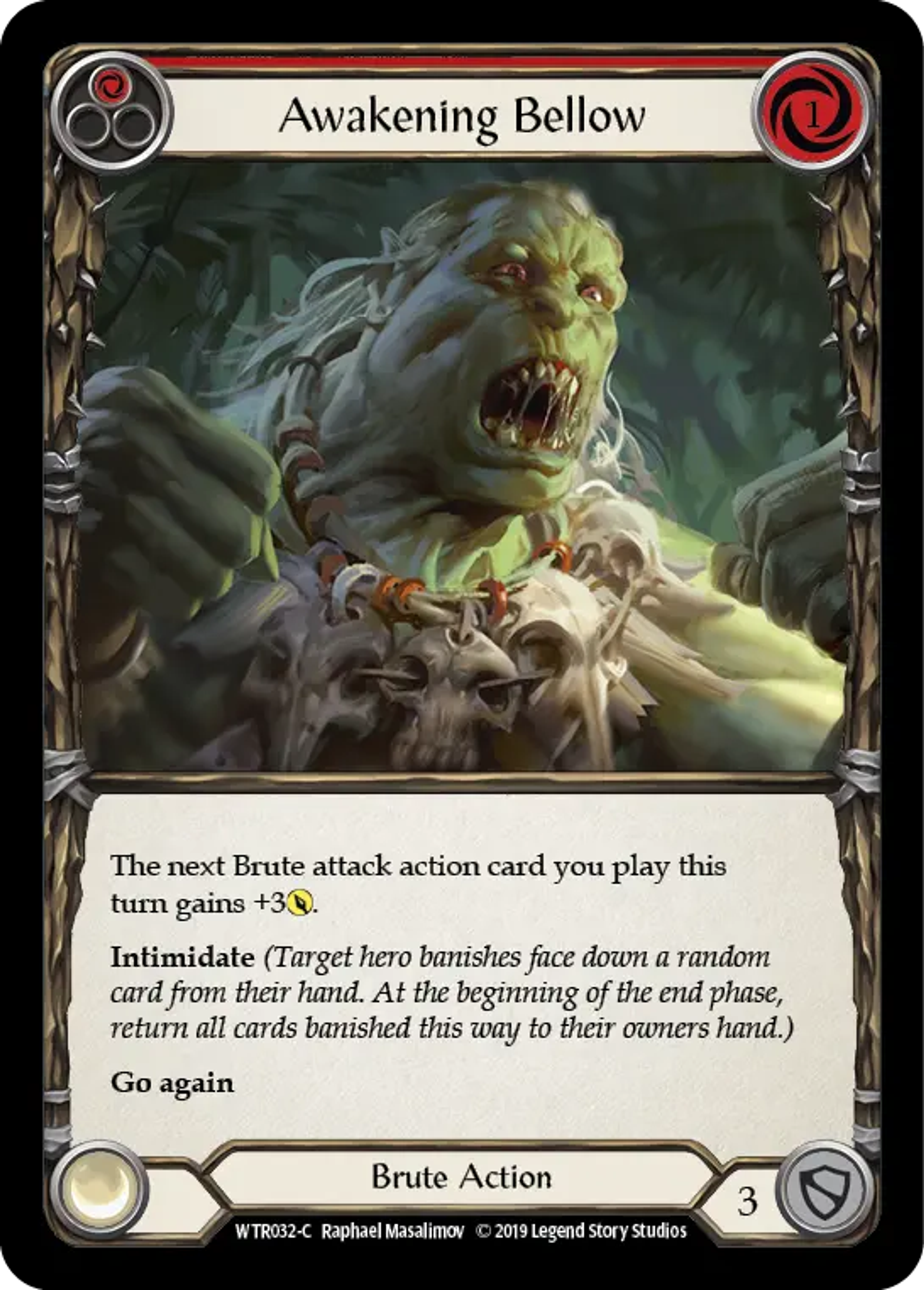 Awakening Bellow (Red) — Welcome to Rathe — Flesh and Blood