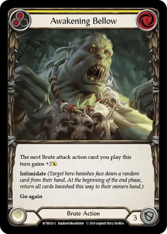 Awakening Bellow (Yellow) — Welcome to Rathe — Flesh and Blood