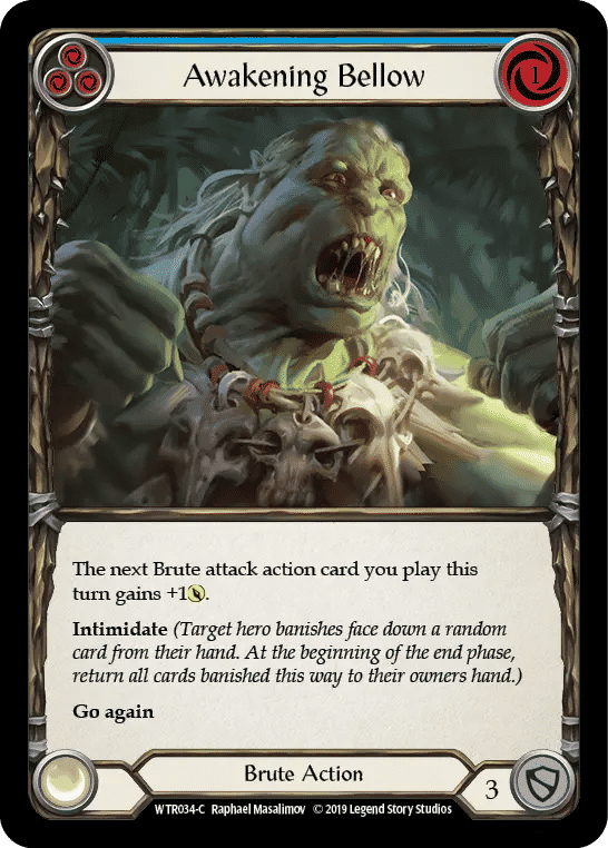 Awakening Bellow (Blue) — Welcome to Rathe — Flesh and Blood