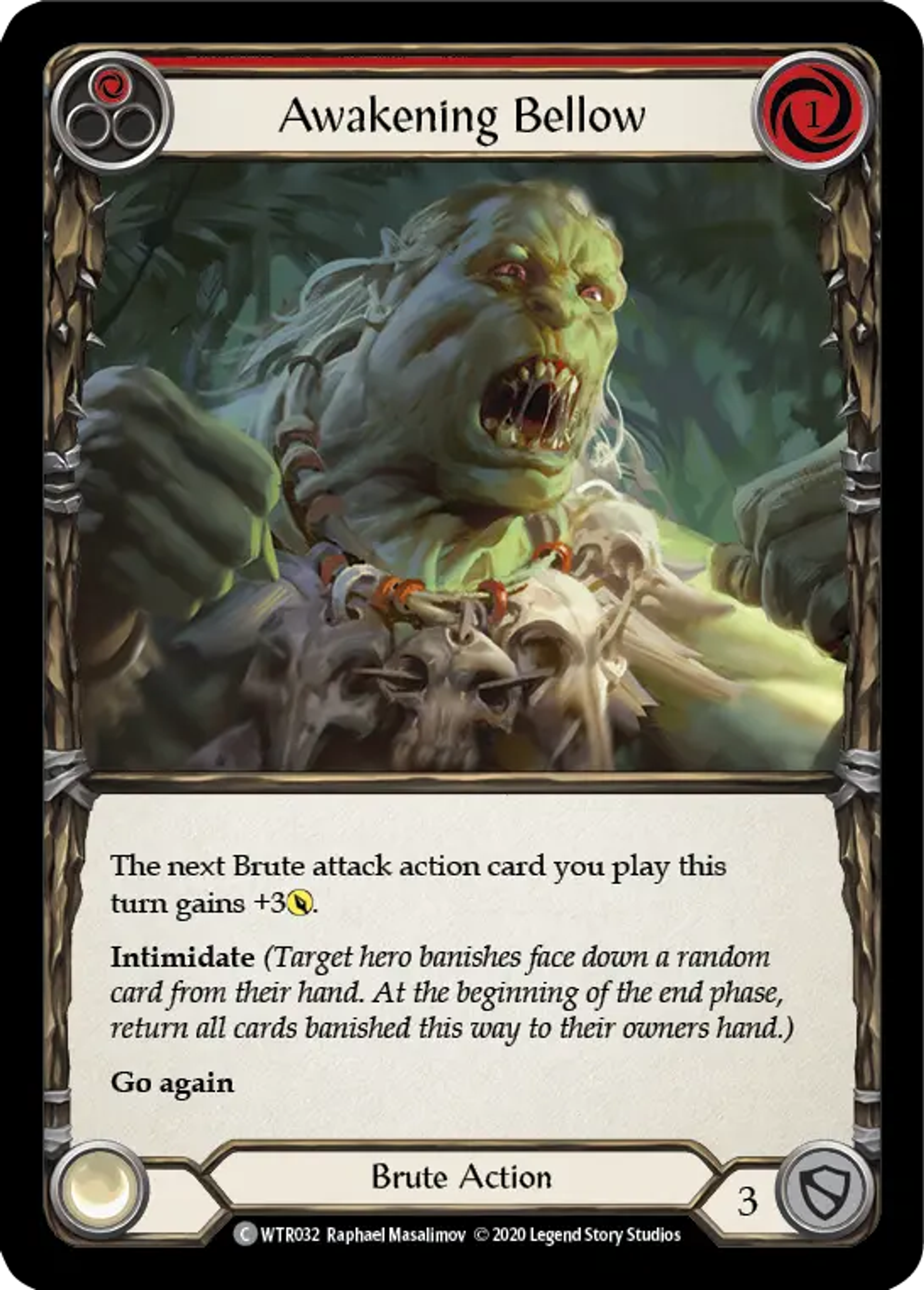 Awakening Bellow (Red) — Welcome to Rathe - Unlimited — Flesh and Blood