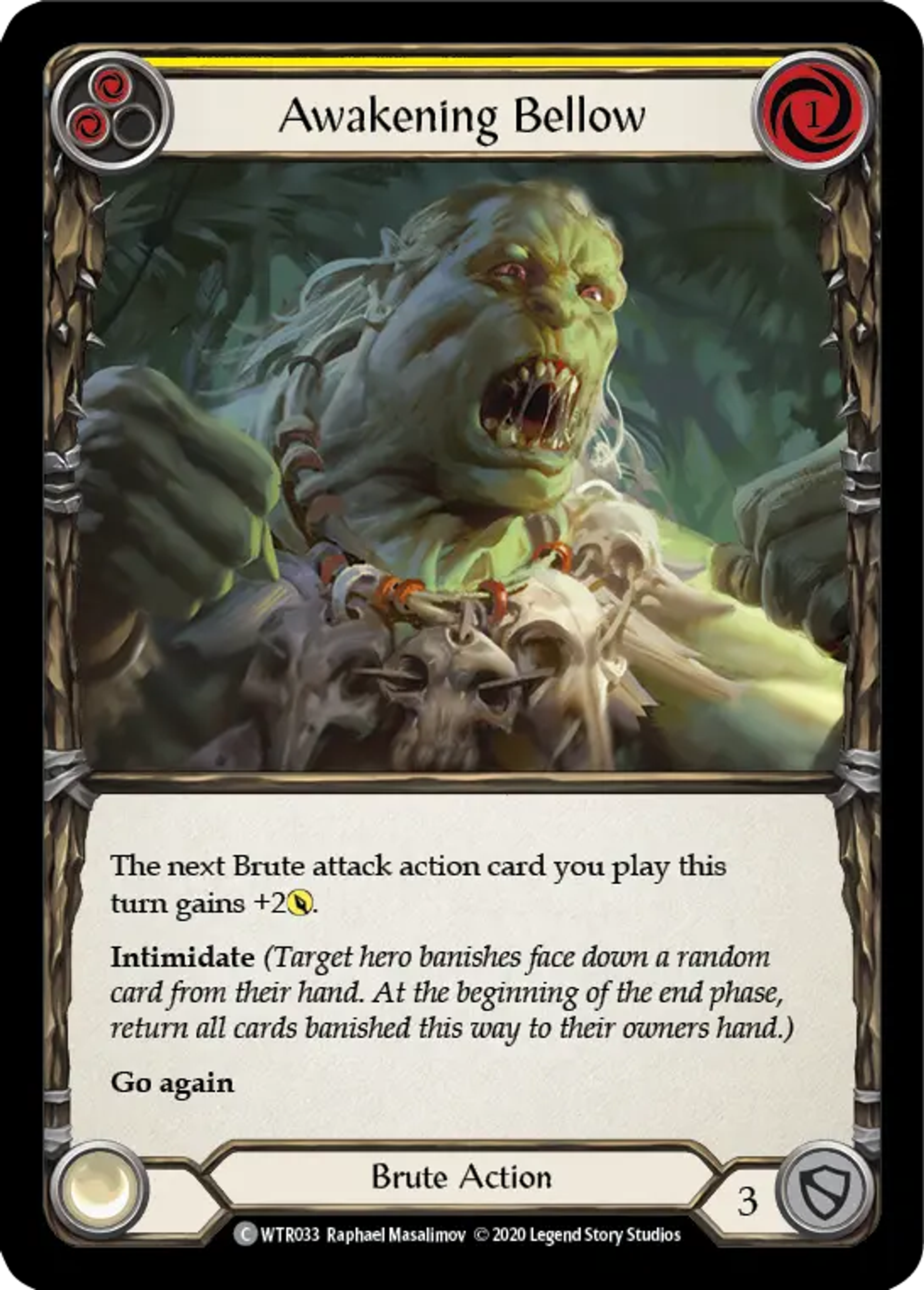Awakening Bellow (Yellow) — Welcome to Rathe - Unlimited — Flesh and Blood