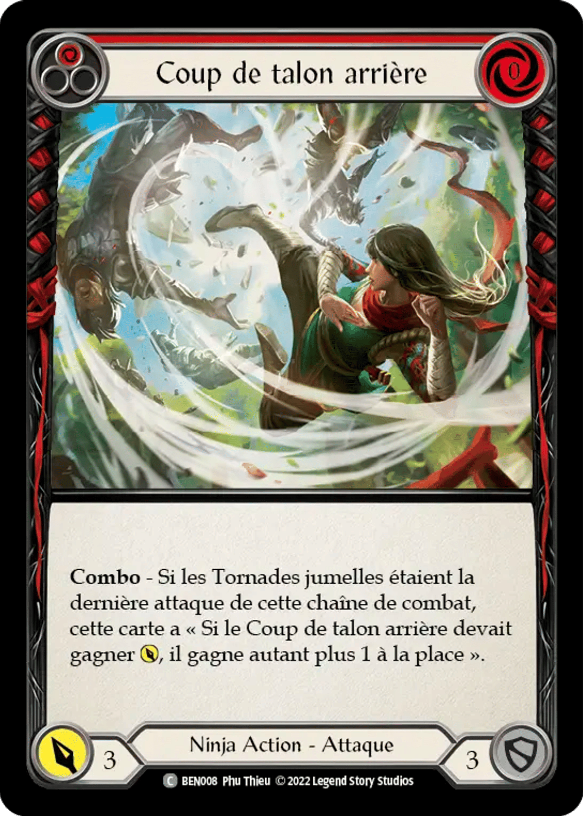 Coup de talon arrière from Benji - Blitz Deck - Flesh and Blood