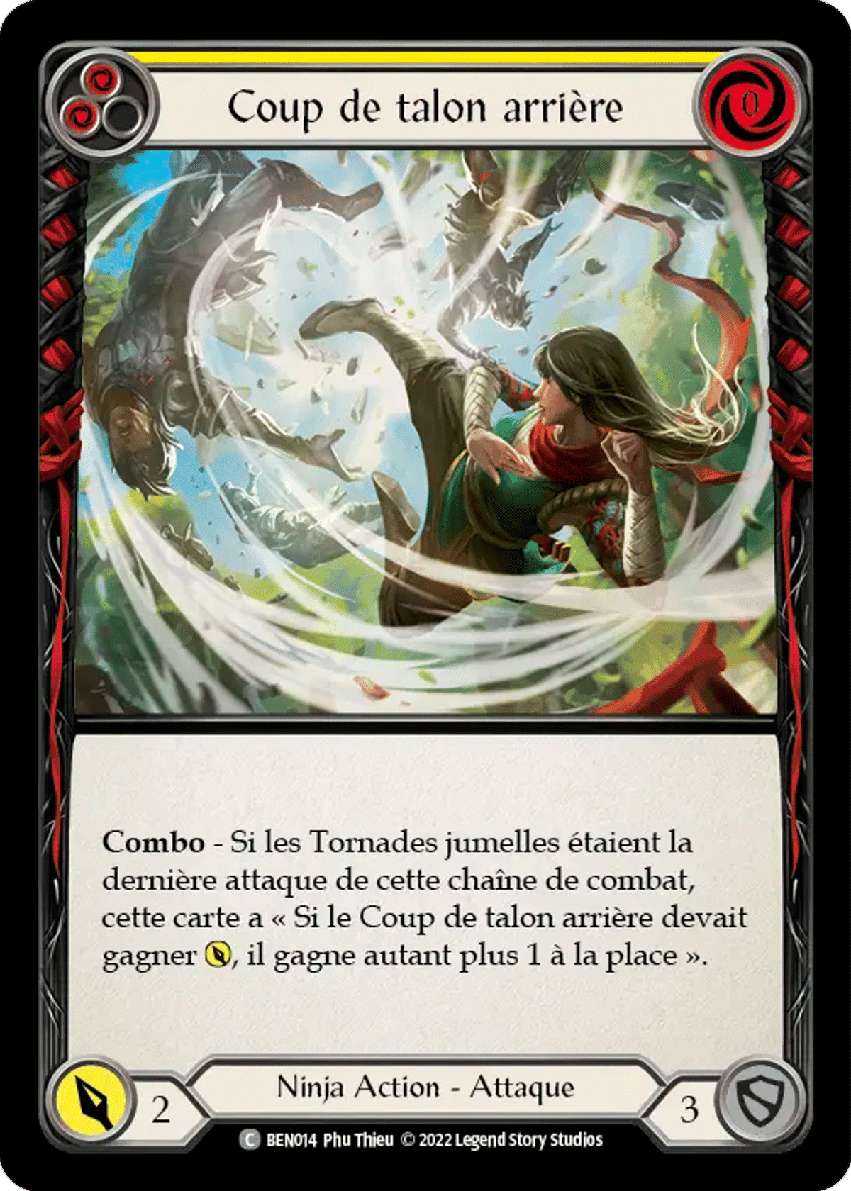 Coup de talon arrière from Benji - Blitz Deck - Flesh and Blood