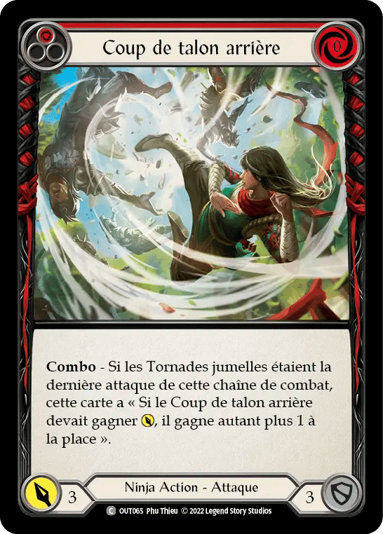 Coup de talon arrière — Outsiders — Flesh and Blood