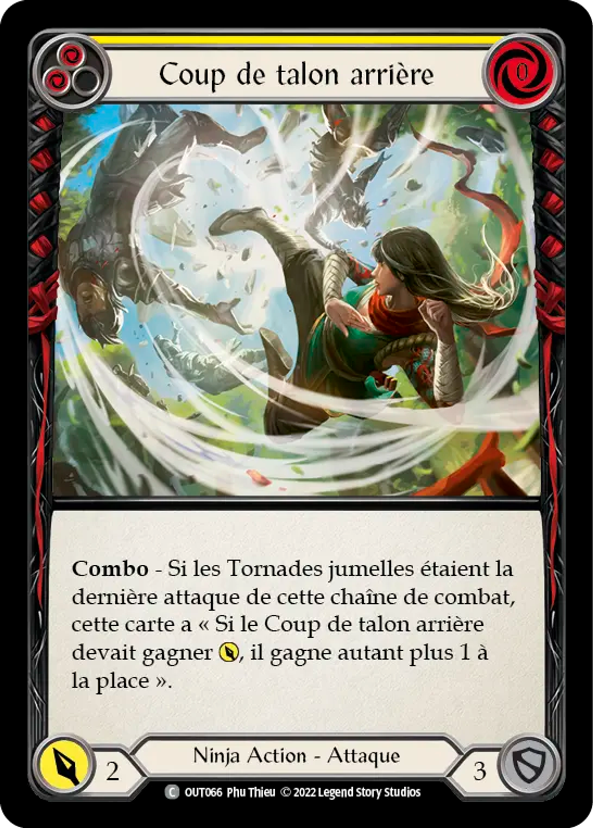 Coup de talon arrière — Outsiders — Flesh and Blood