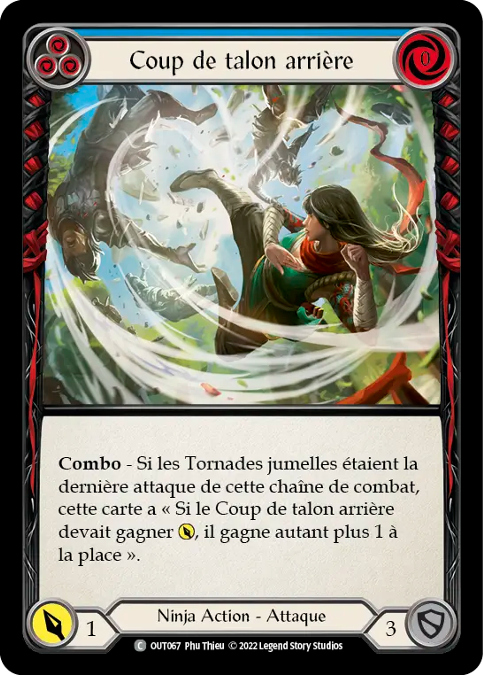 Coup de talon arrière — Outsiders — Flesh and Blood