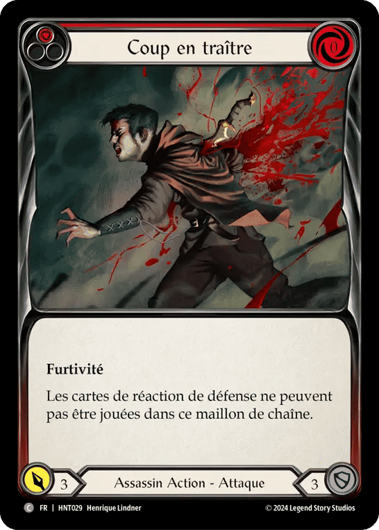 Coup en traître — The Hunted — Flesh and Blood