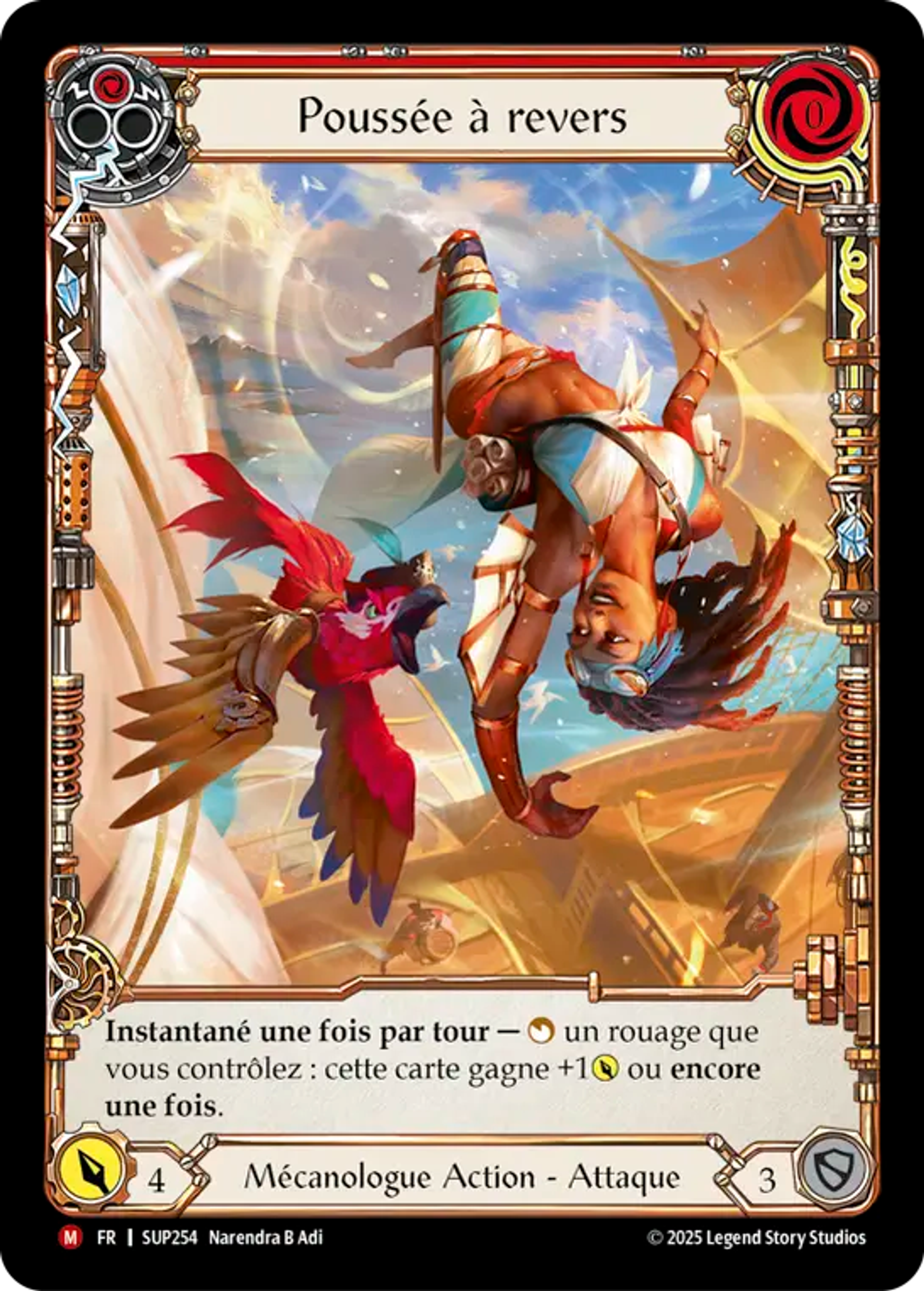 Poussée à revers — Super Slam — Flesh and Blood