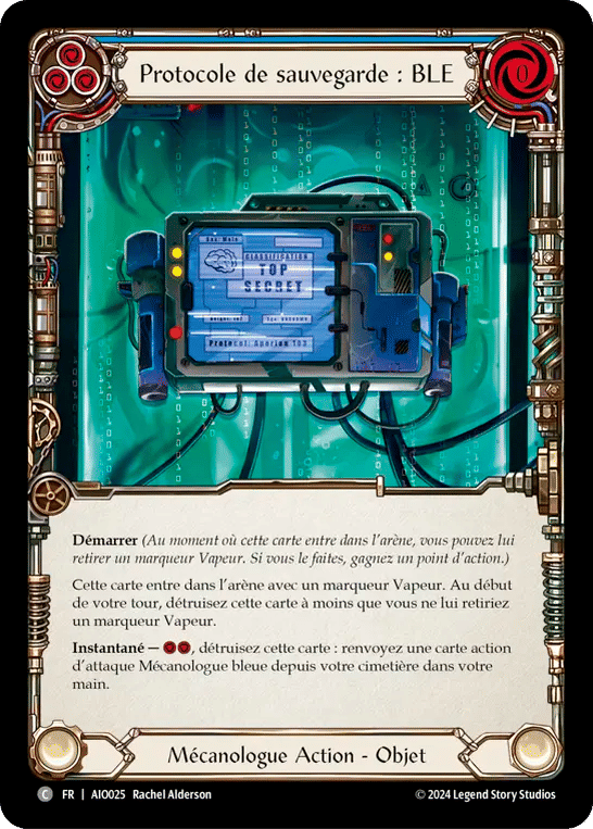 Protocole de sauvegarde : BLE — Armory Deck - Dash I/O — Flesh and Blood