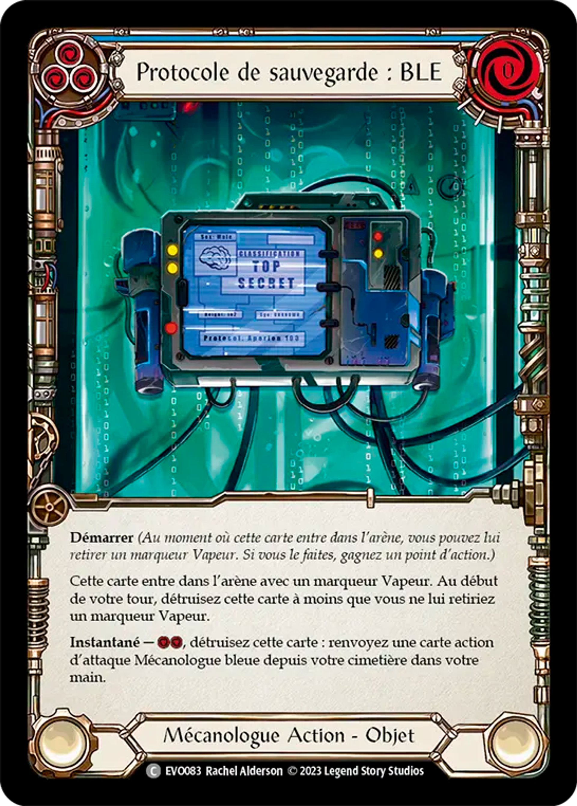 Protocole de sauvegarde : BLE — Bright Lights — Flesh and Blood