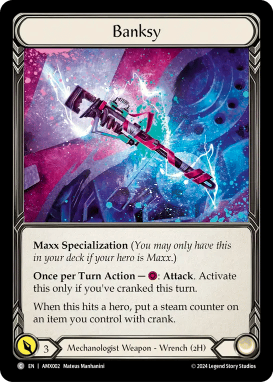 Banksy — Armory Deck - Maxx 'The Hype' Nitro — Flesh and Blood